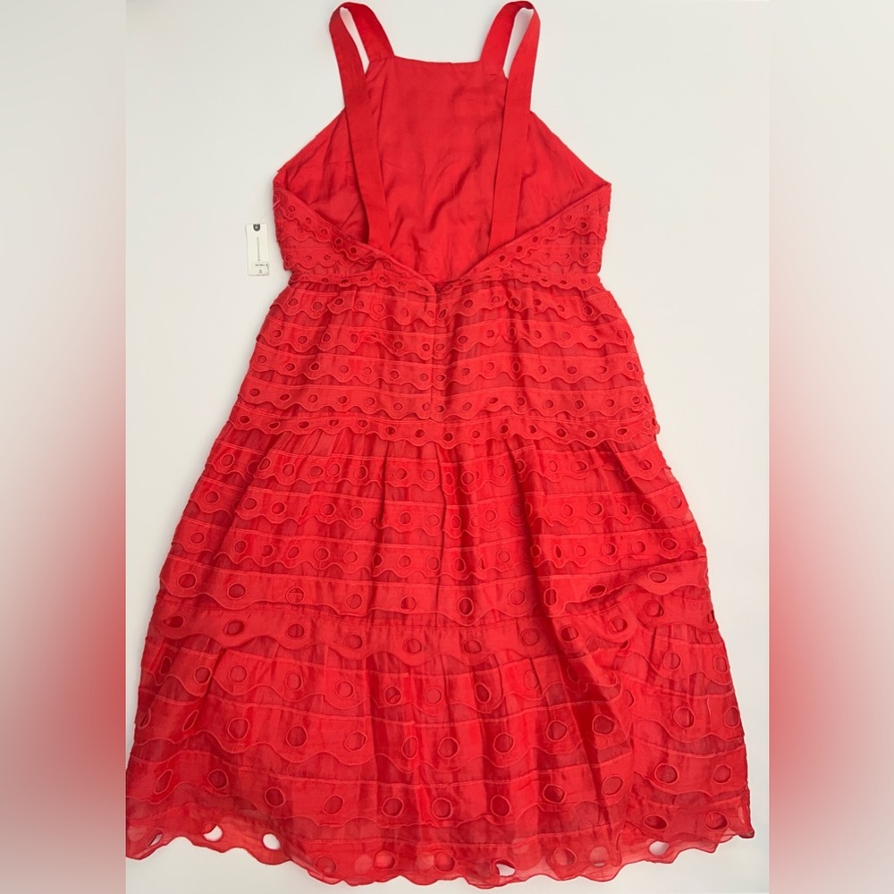 *New* Anthropologie Maeve Eyelet Midi Dress, Size 10 - Picture 7 of 10
